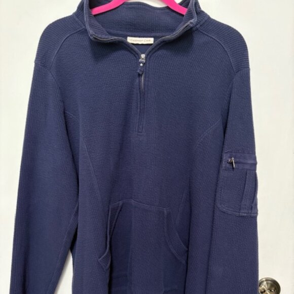 COLDWATER CREEK DARK ROYAL BLUE LONG SLEEVE PULLOVER. SZ. 1X - Picture 1 of 4
